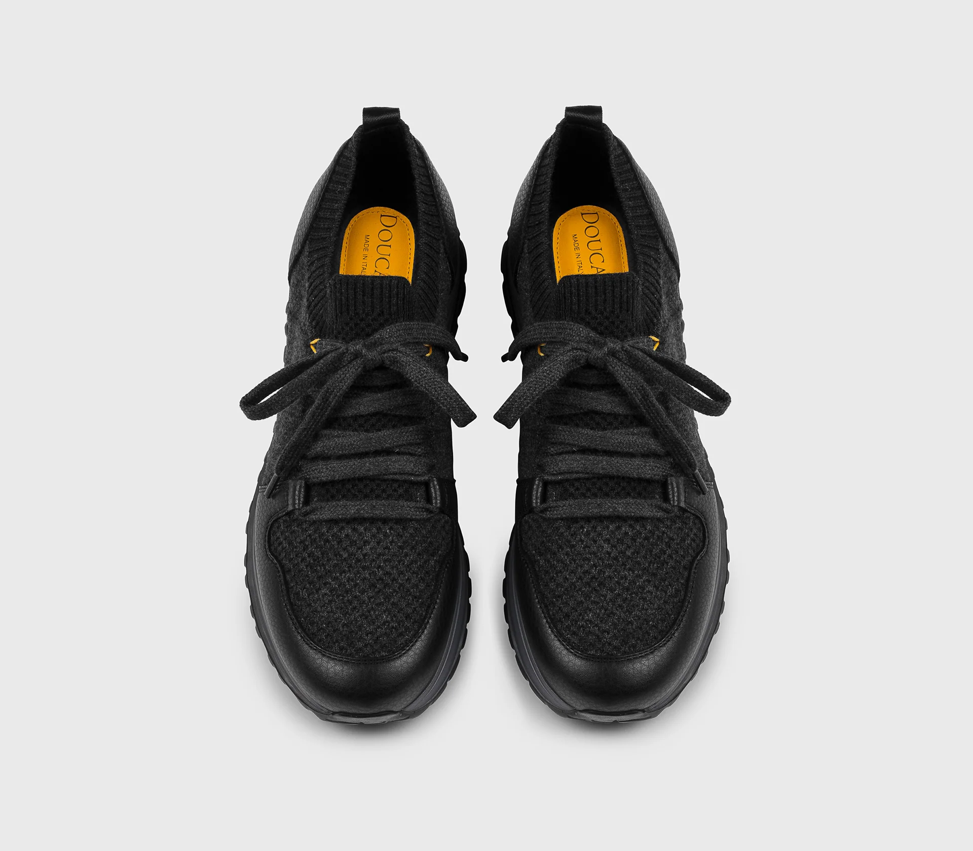 DU3221SYDNPX783RN00 - Sneaker bimateriale nera - immagine 3