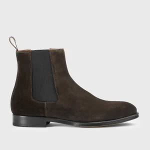 DU3239ORVNUF009TM23 - Stivaletto in suede marrone