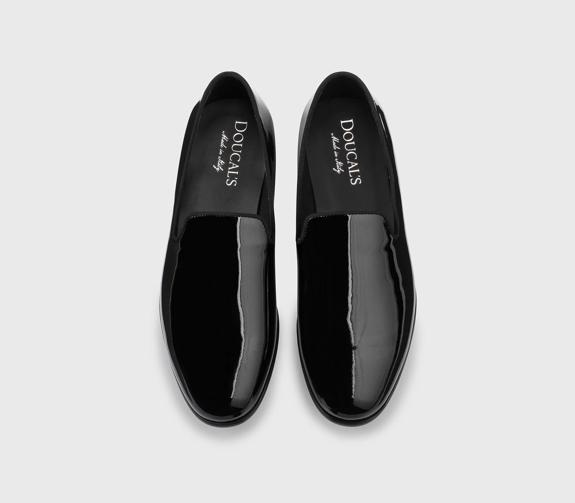 DU3304CARPUF018NN00 - Mocassino in pelle verniciata nero - immagine 3