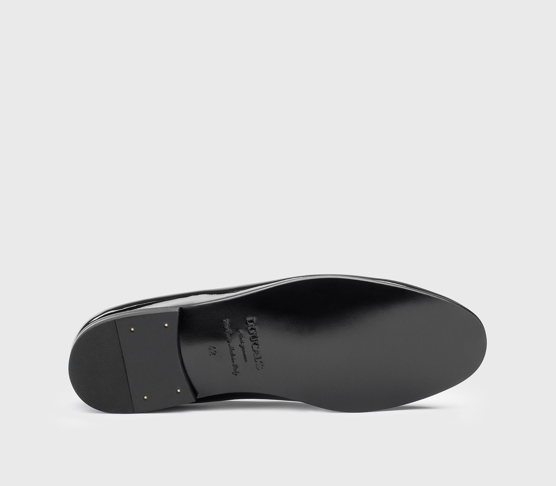 DU3304CARPUF018NN00 - Mocassino in pelle verniciata nero - immagine 5