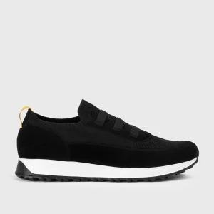 DU3318SYDNPZ846NN00 - Sneaker in tessuto tecnico e suede nera