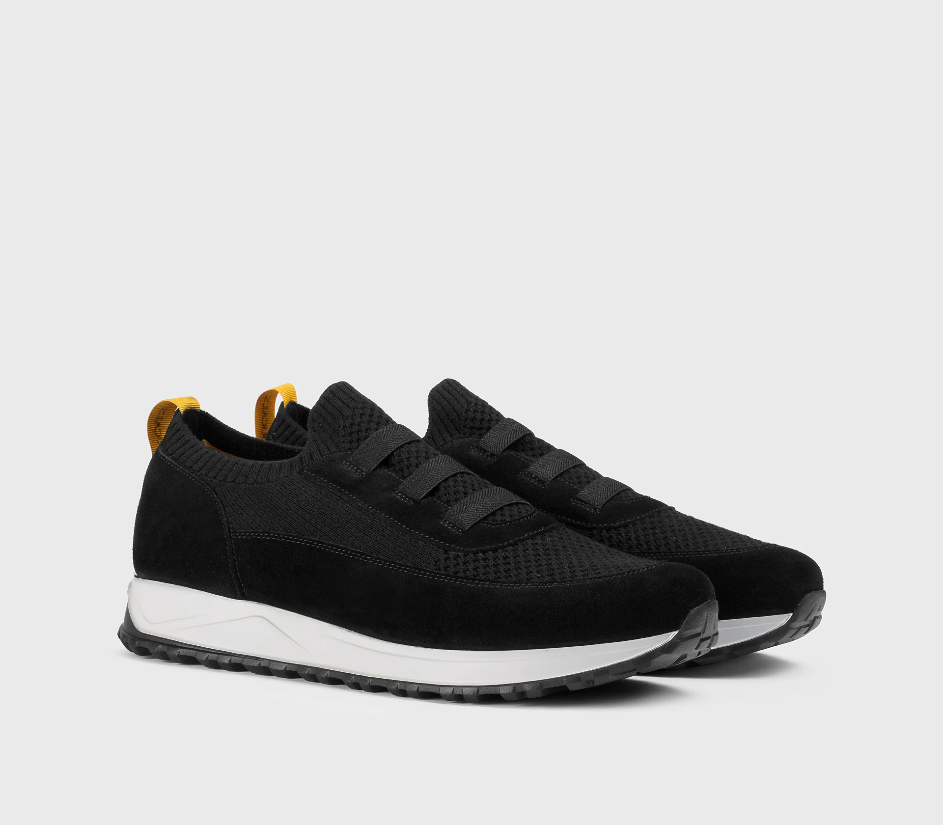 DU3318SYDNPZ846NN00 - Sneaker in tessuto tecnico e suede nera - immagine 4