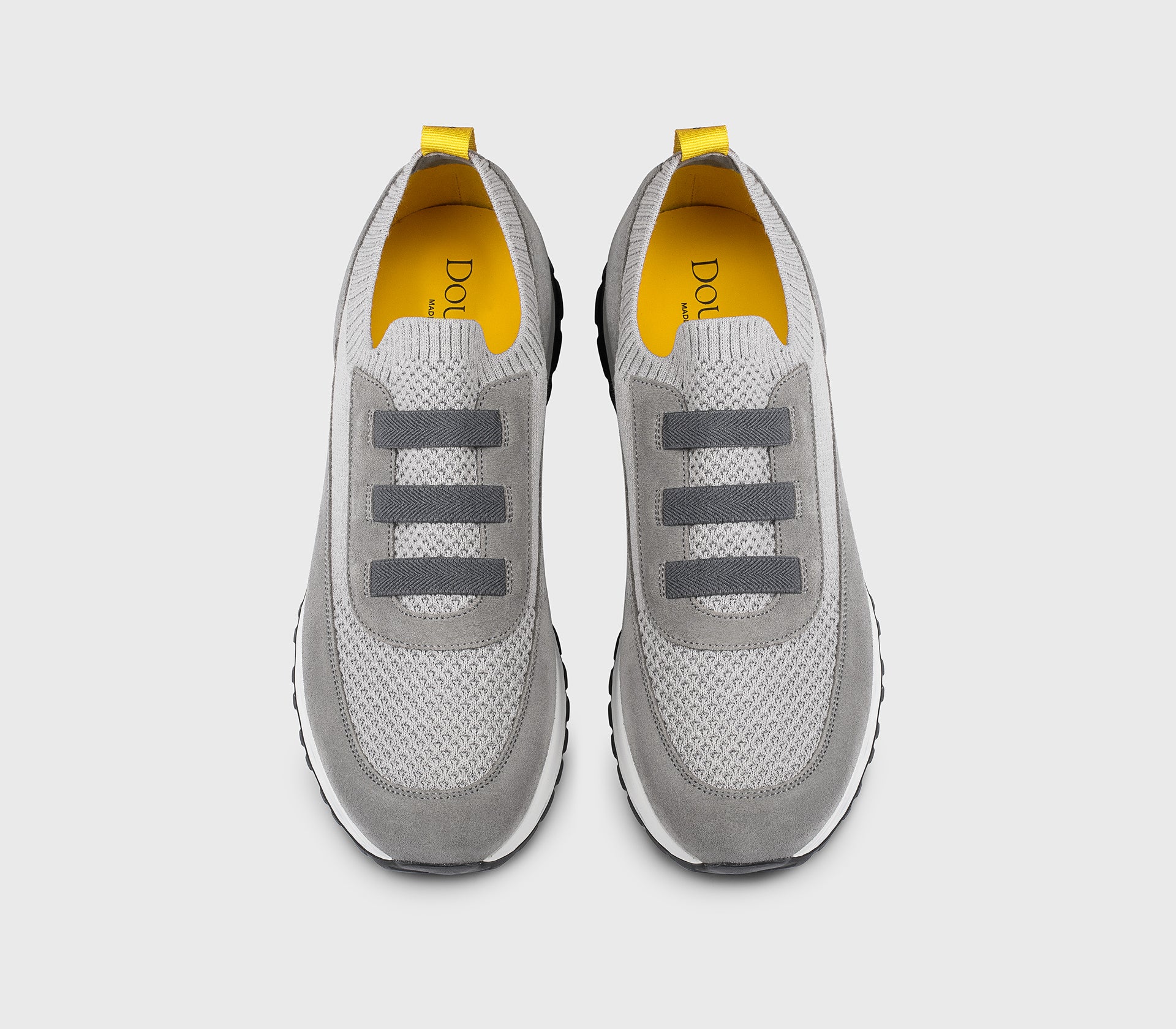 DU3318SYDNPZ846NN22 - Sneaker in tessuto tecnico e suede grigio "iron" - immagine 3