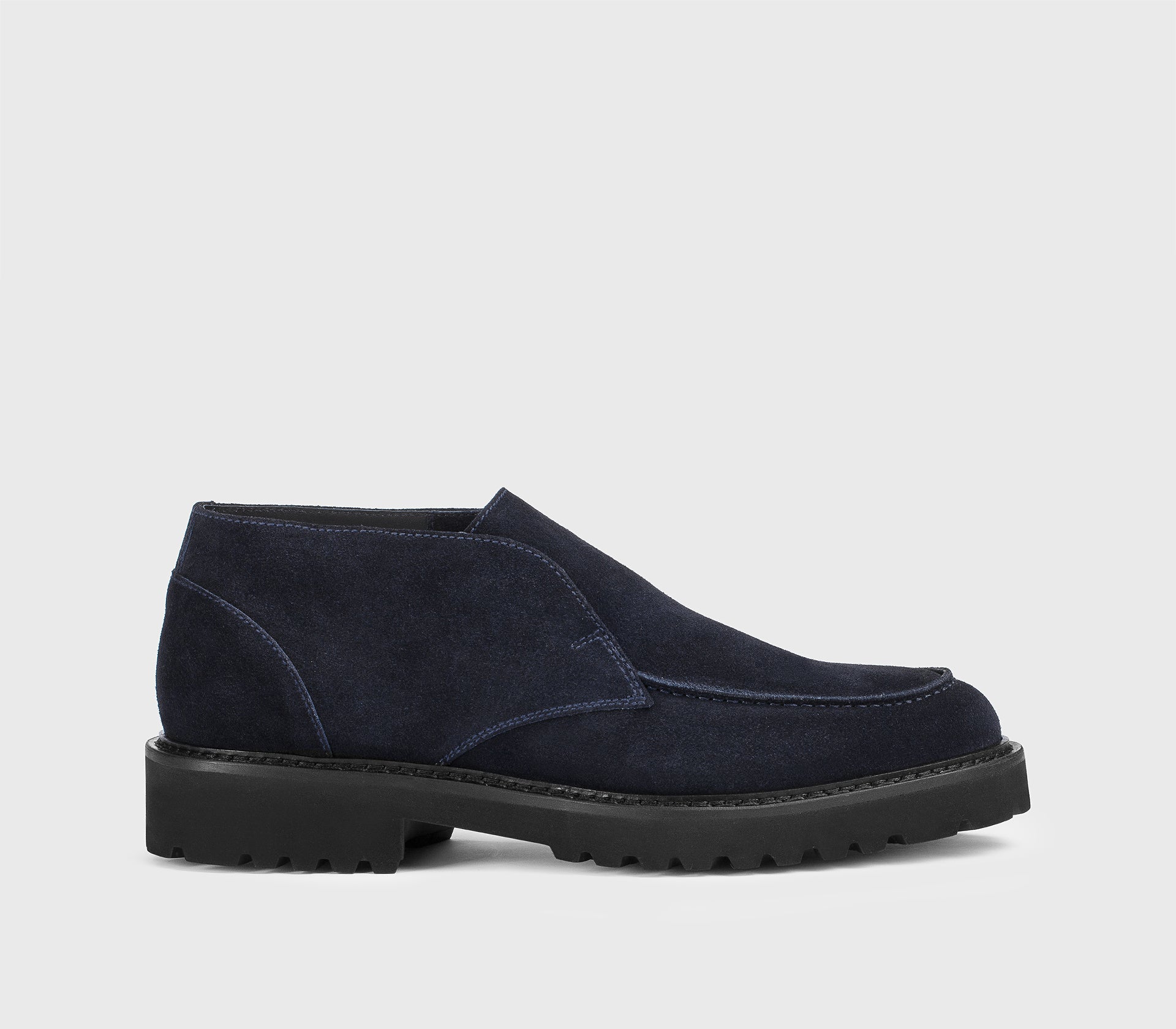 DU3332PHILUF009NB00 - Desert boot in suede blu - immagine 2