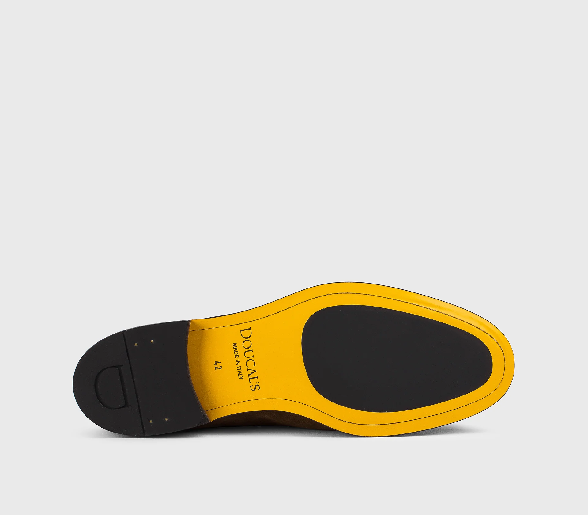 DU3339ORVNPY729TM01 - Mocassino con nappine in suede marrone "snuff" - immagine 5