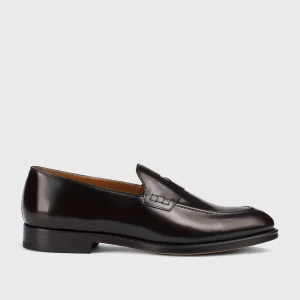 DU3340ORVNUF007TM02 - Mocassino in pelle marrone "ebano"