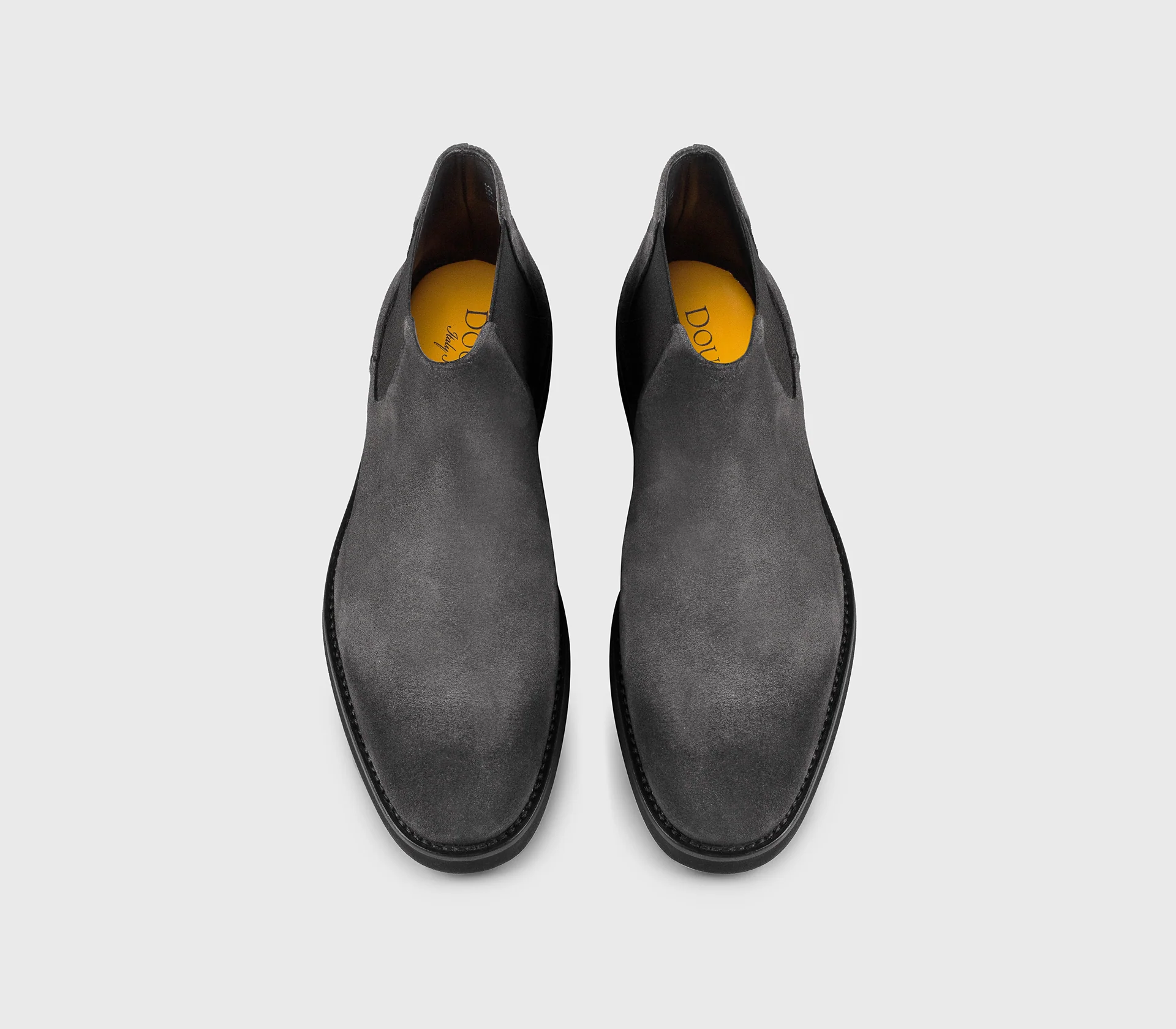 DU3360DAVDUF024NN05 - Stivaletto in suede grigio "antracite" - immagine 3