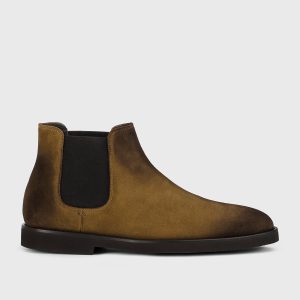 DU3360DAVDUF024TC08 - Stivaletto in suede marrone chiaro