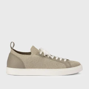 DU3381SPENPZ830EM05 - Sneaker in tessuto tecnico e pelle taupe