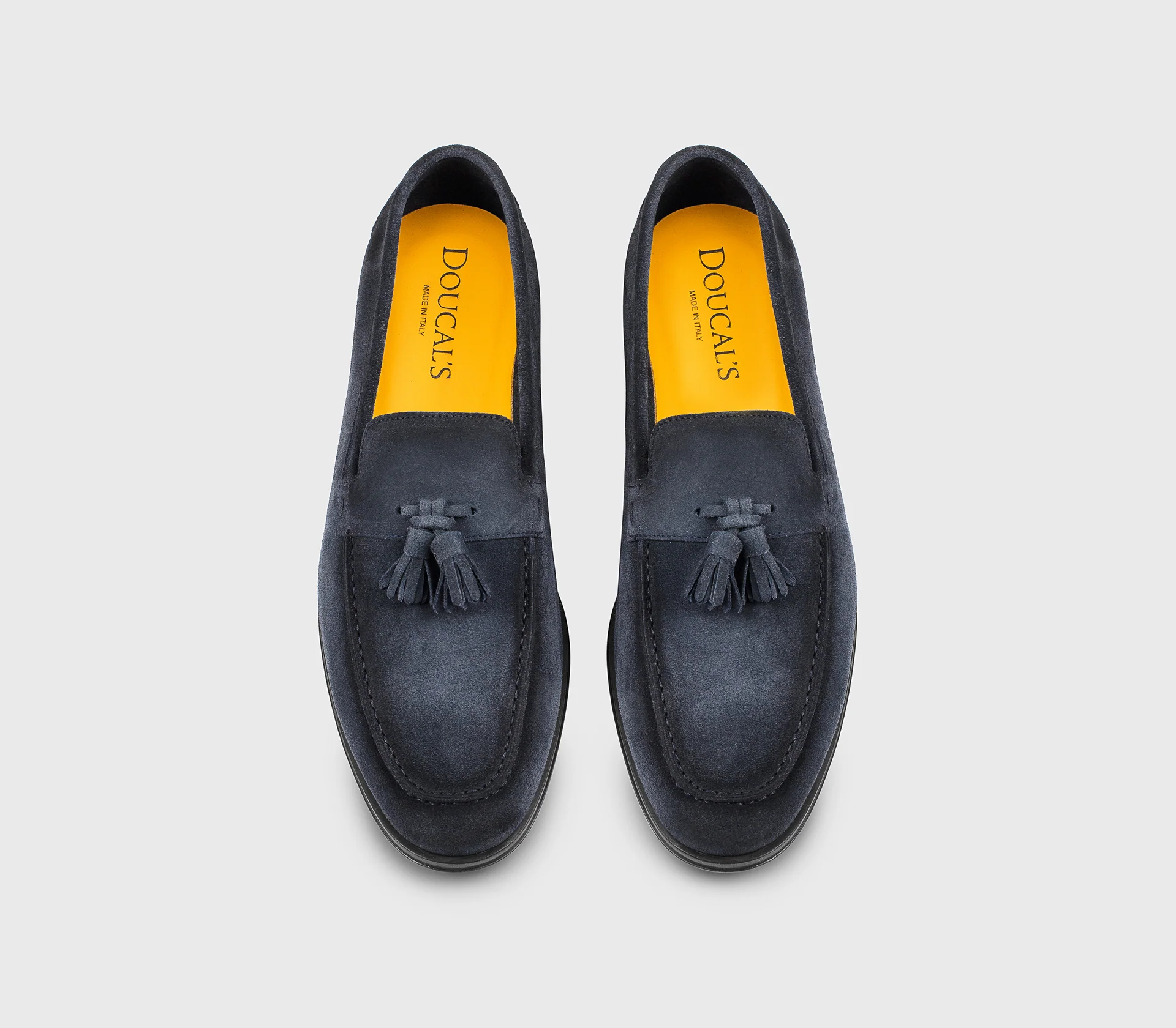 DU3383NOTTUY260NB15 - Mocassino in suede con nappine blu - immagine 3