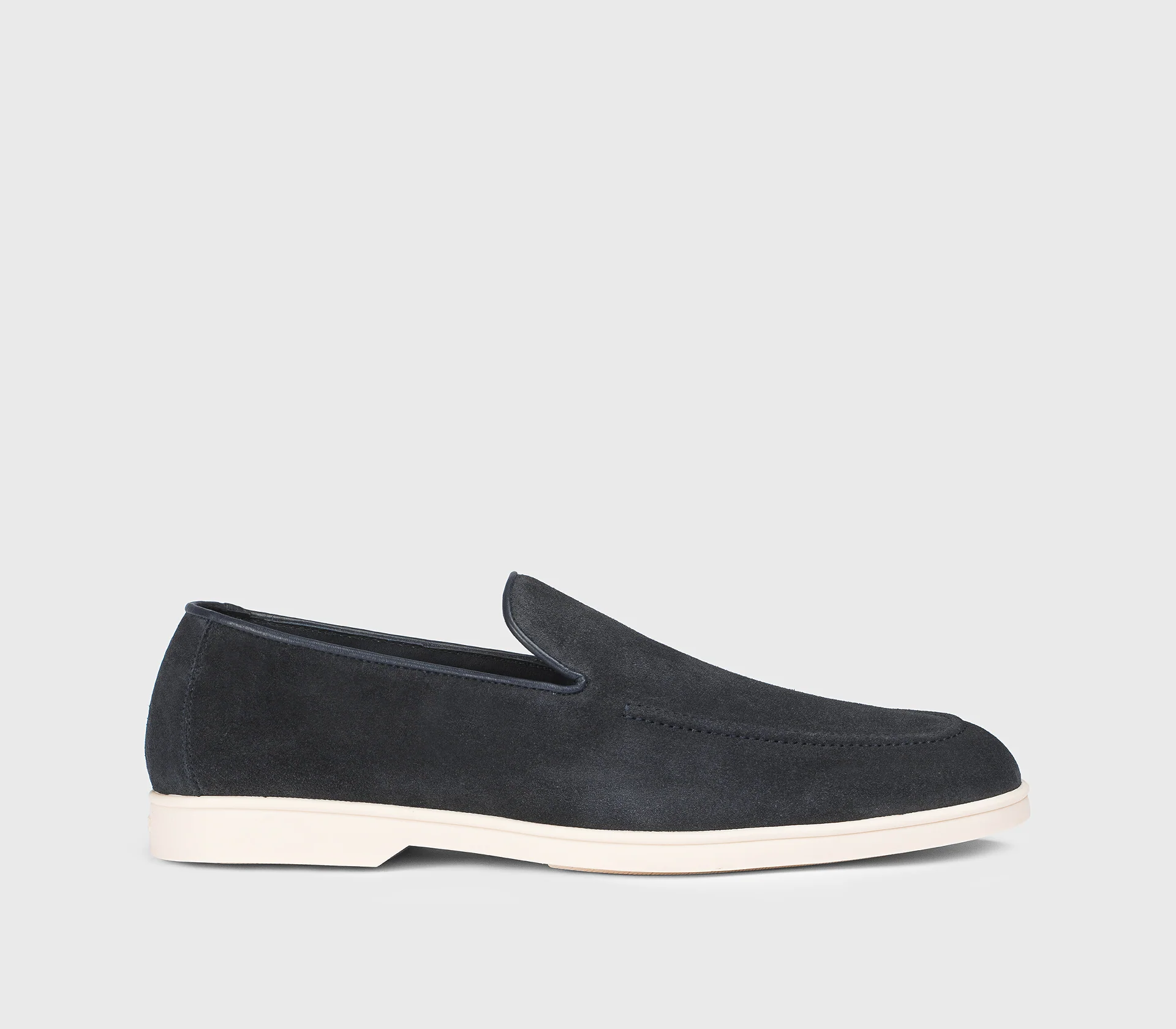 DU3413NWMAUY009GB15 - Mocassino in suede blu - immagine 2