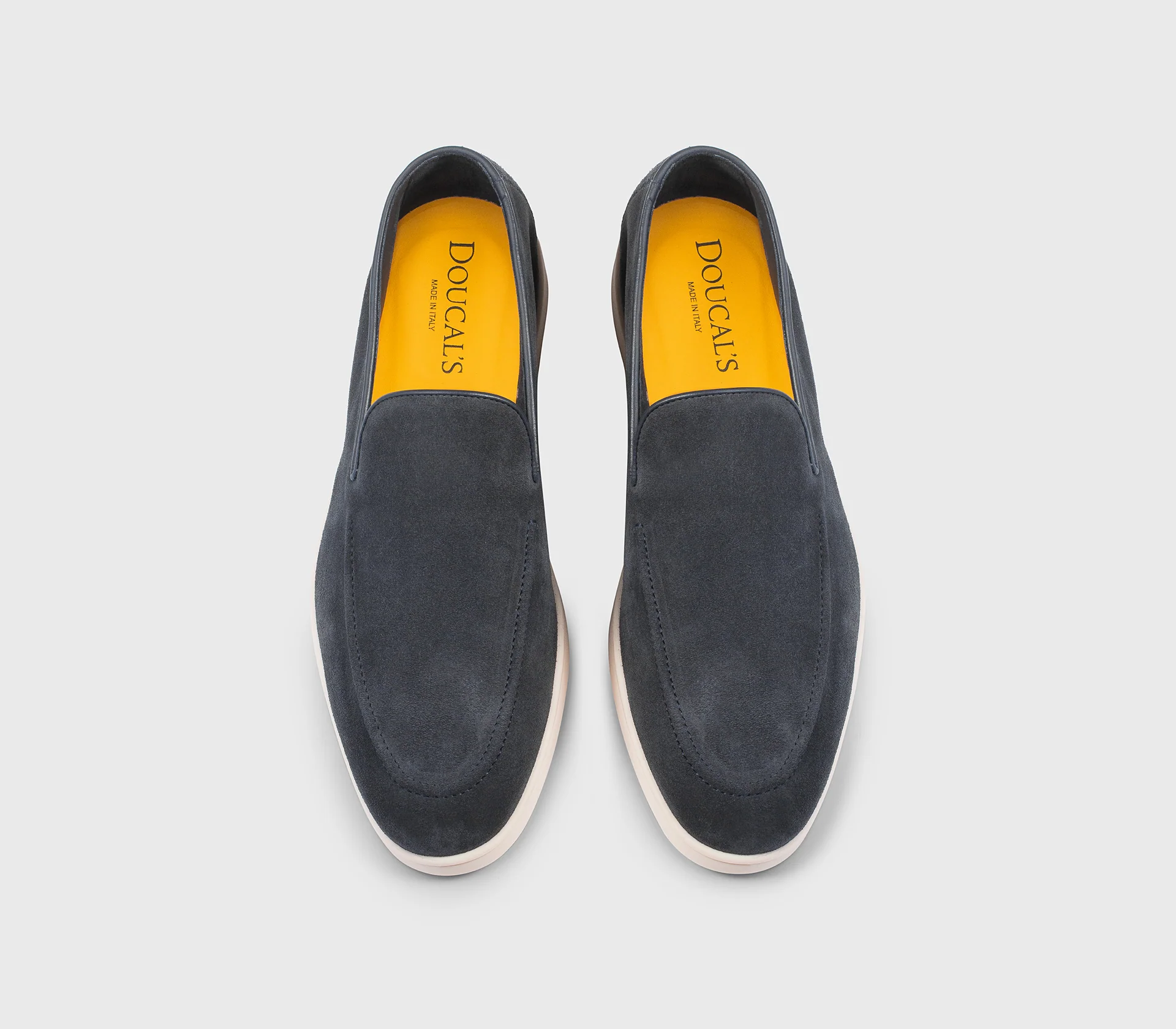 DU3413NWMAUY009GB15 - Mocassino in suede blu - immagine 3