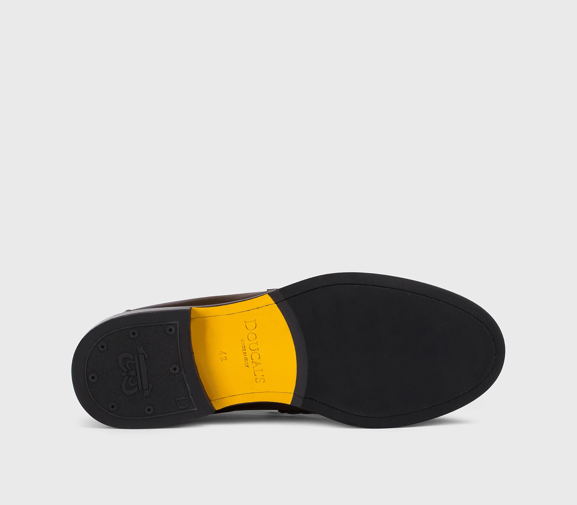 DU3498BRANUF159TM45 - Mocassino con nappine e frangia in pelle marrone "wood" - immagine 5