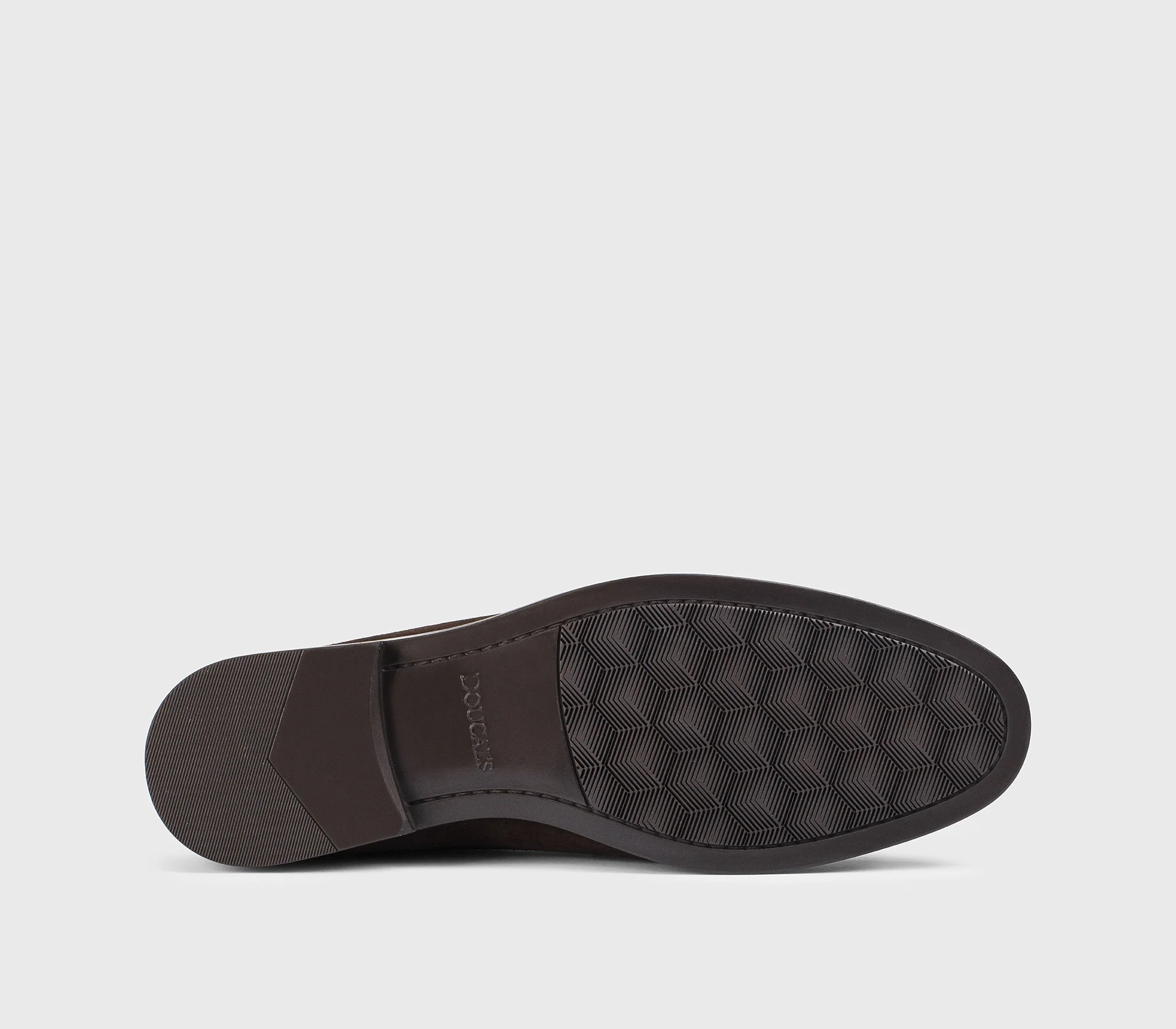 DU3517NOTTUY009TM23 - Mocassino in suede con infilature marrone "terre" - immagine 5