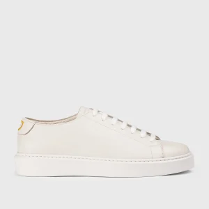 DU3539ALEXUY225EW00 - Sneaker in pelle bottalata bianca