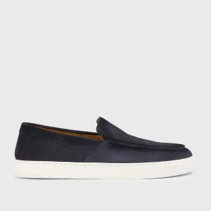 DU3547STEVUY260EB15 - Mocassino slip-on in pelle blu