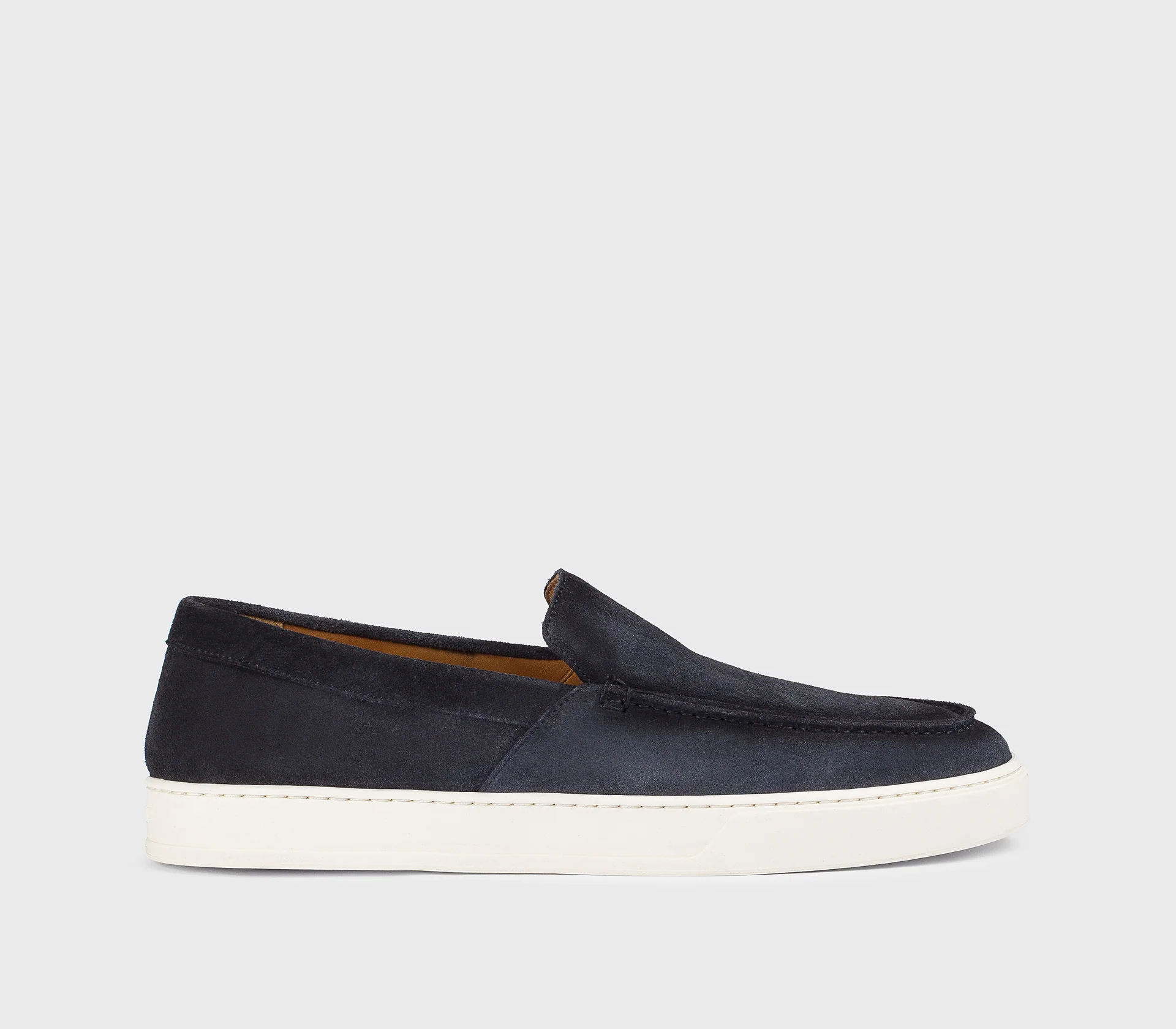 DU3547STEVUY260EB15 - Mocassino slip-on in pelle blu - immagine 2