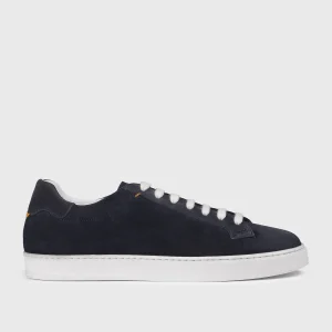 DU3552SPENUF009EB15 - Sneaker in suede blu "notte"