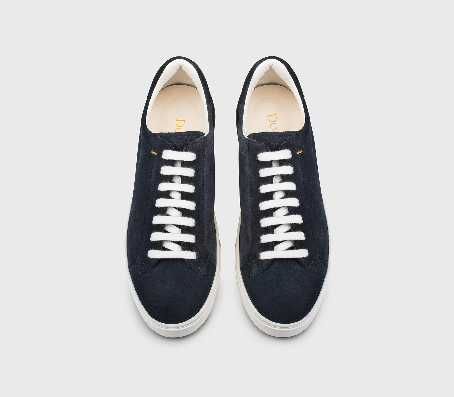 DU3552SPENUF009EB15 - Sneaker in suede blu "notte" - immagine 3