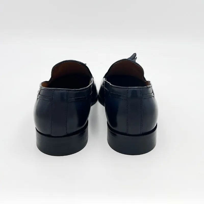 45213 Tassel Loafer Tinto a Mano Blu - immagine 4