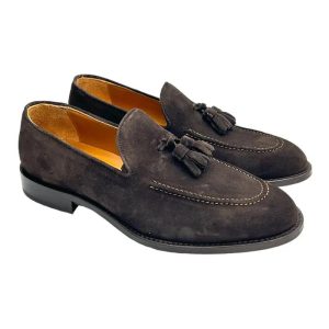 4208 Tassel Loafers Camoscio Gorain Moka
