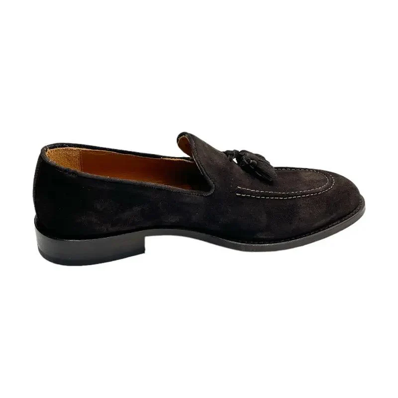 4208 Tassel Loafers Camoscio Gorain Moka - immagine 5