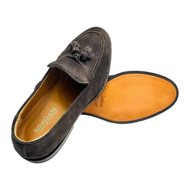 4208 Tassel Loafers Camoscio Gorain Moka - immagine 4