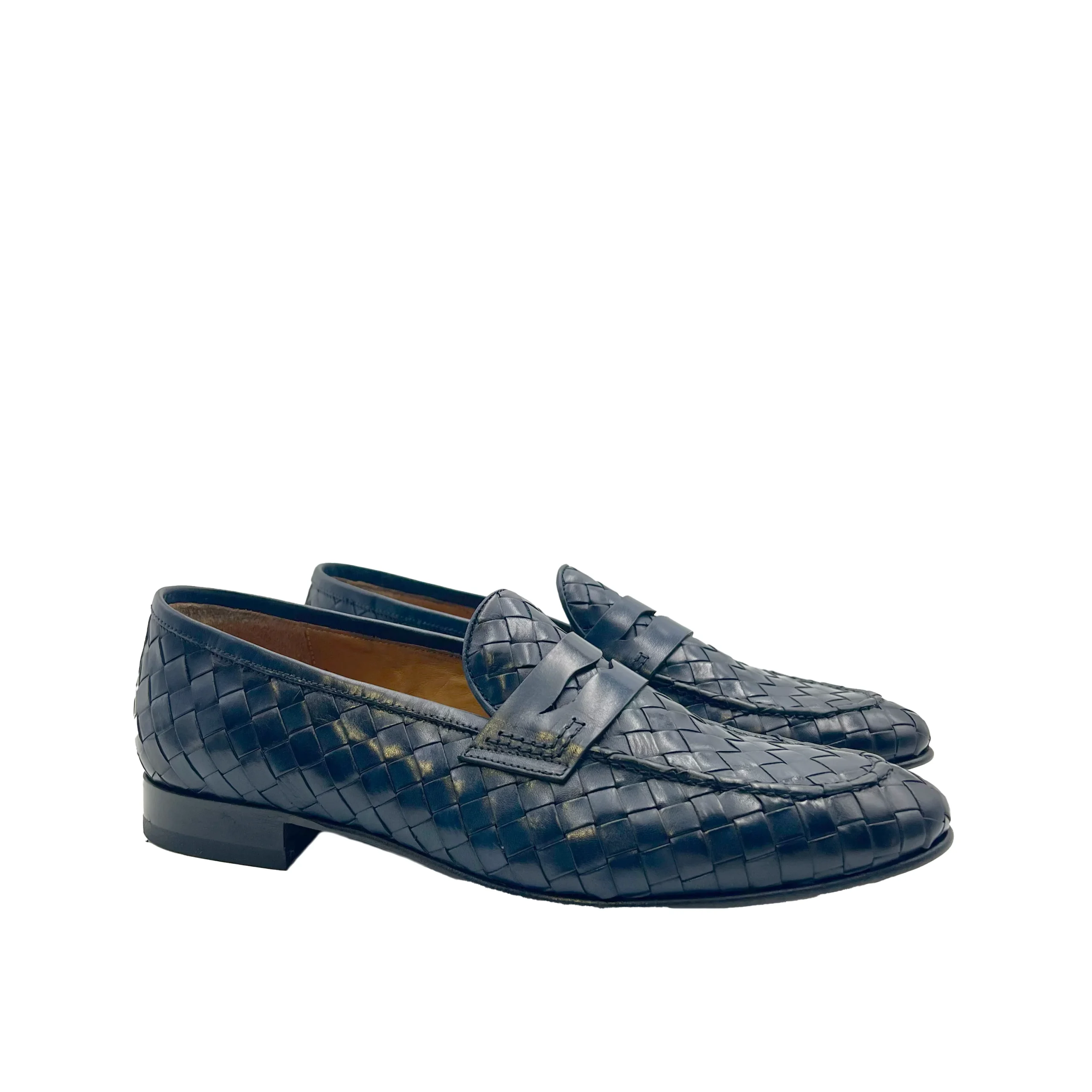 Penny Loafer Intreccio Blu 42204