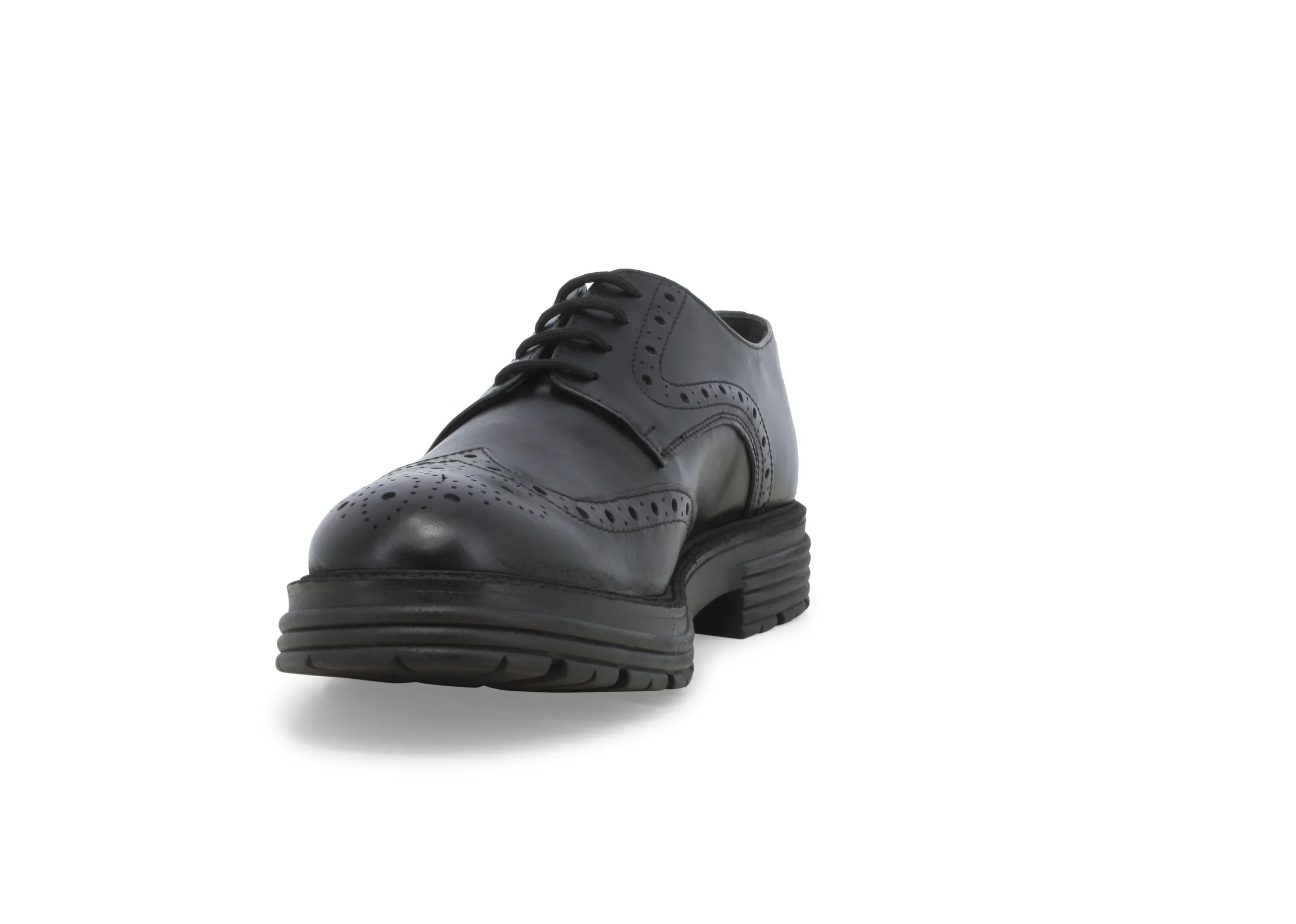 Melluso Uomo Scarpe Basse Invernali Derby Tomaia Pelle - immagine 6