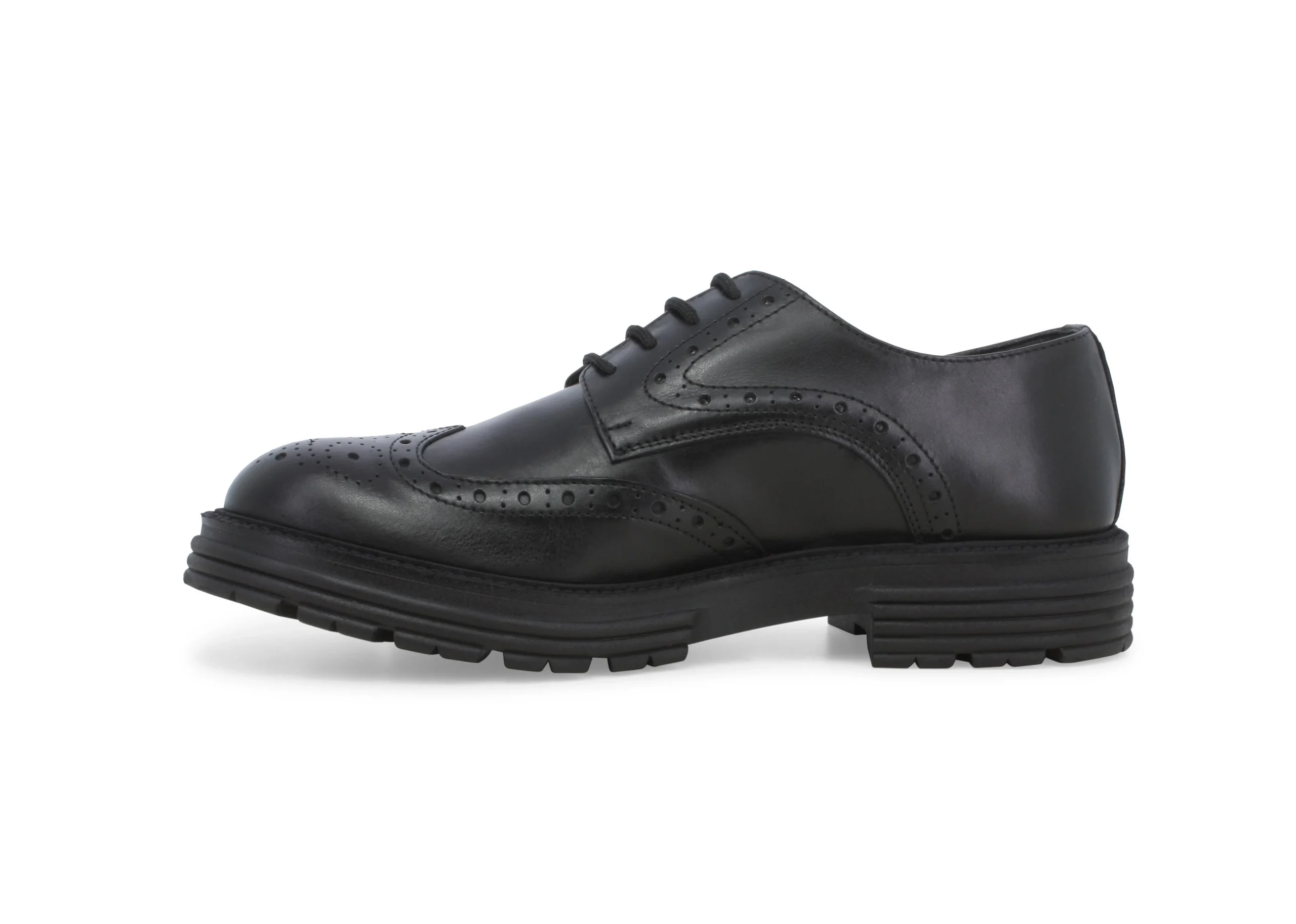 Melluso Uomo Scarpe Basse Invernali Derby Tomaia Pelle - immagine 4
