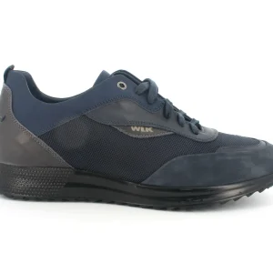 Melluso uomo scarpe casual in pelle e tessuto