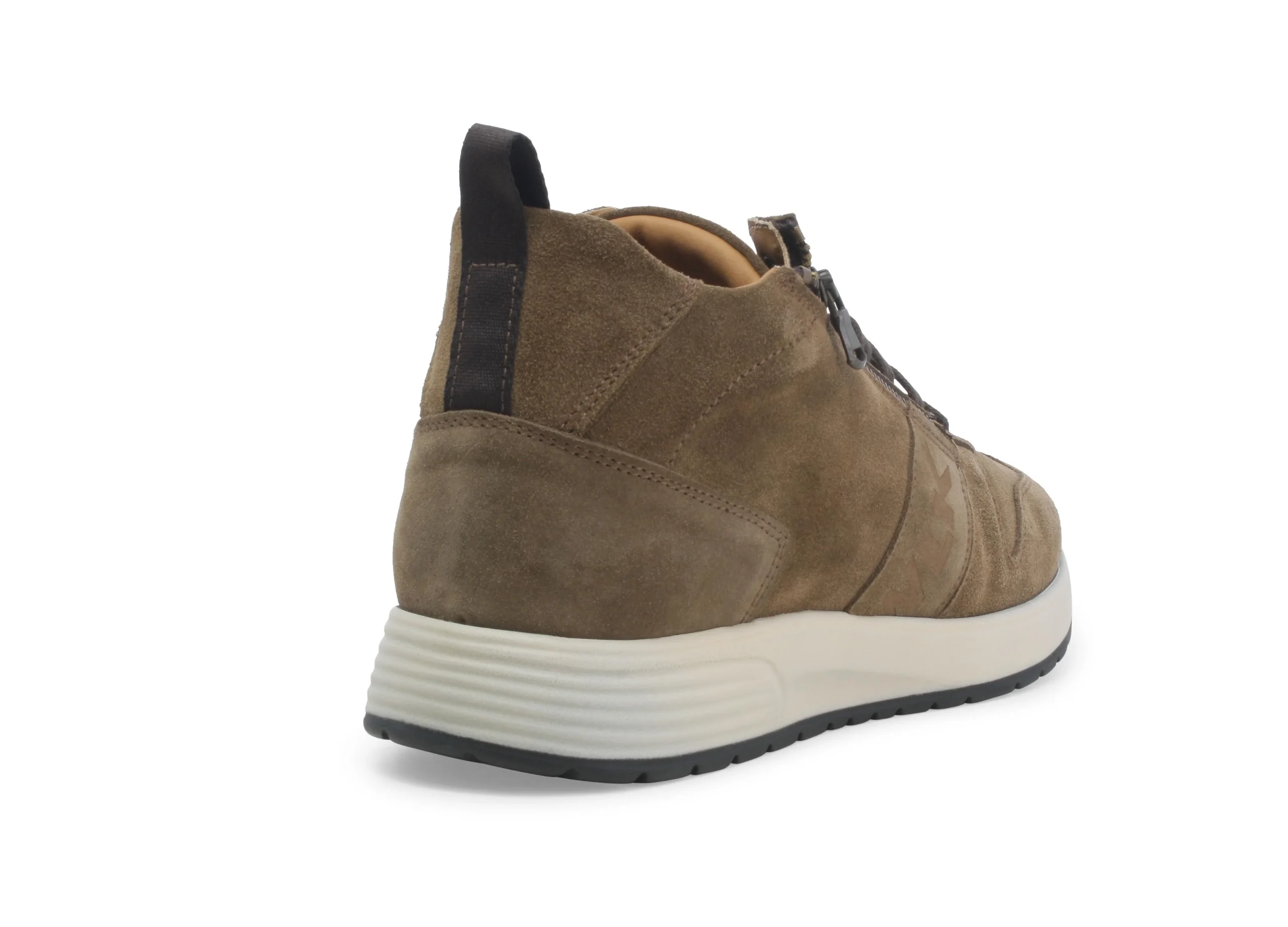 Melluso Uomo Scarpe Mid con Zip e Lacci Tomaia Camoscio - immagine 7