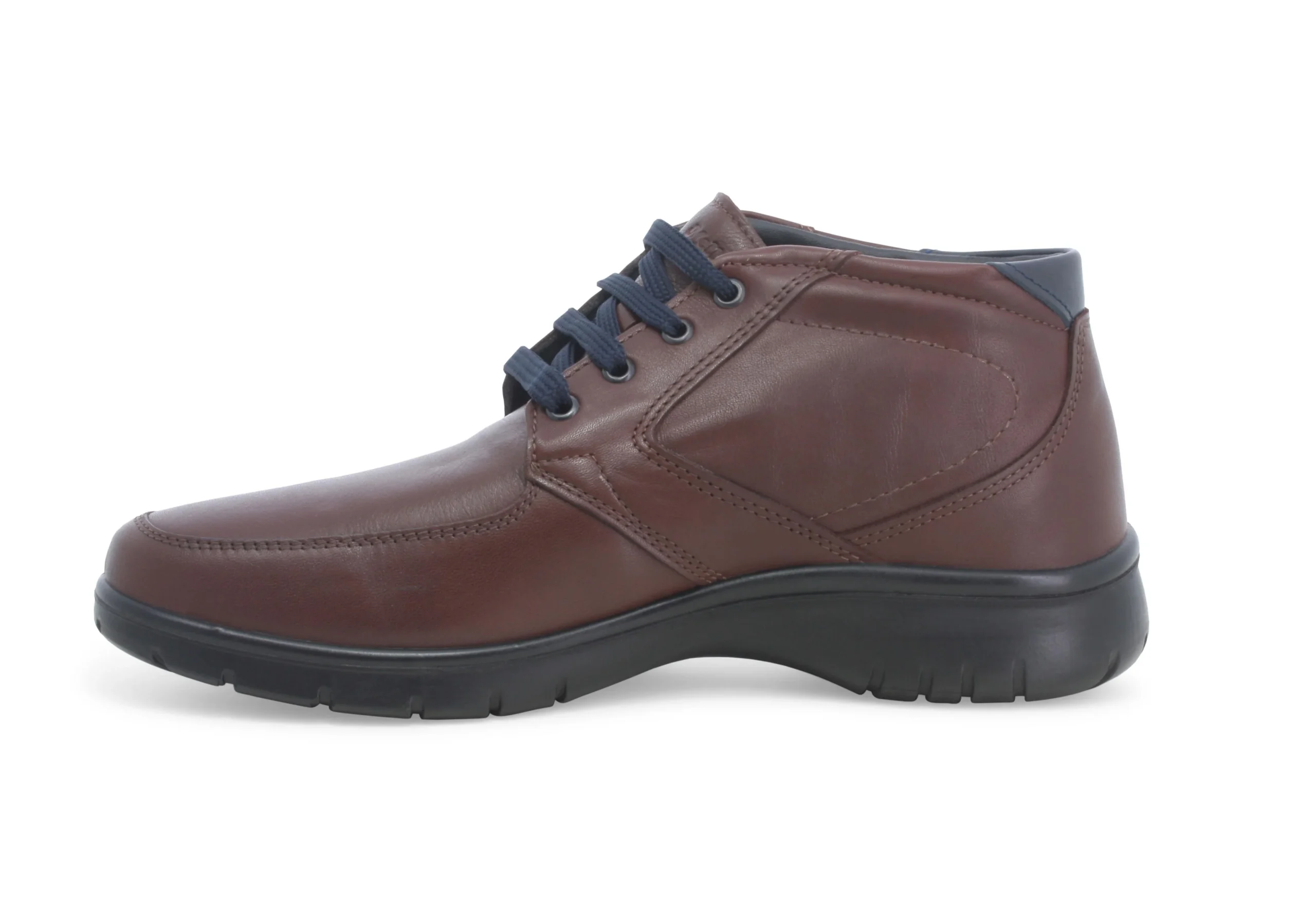 Melluso Uomo Scarponcini Comfort Stringati in Pelle Liscia - immagine 4