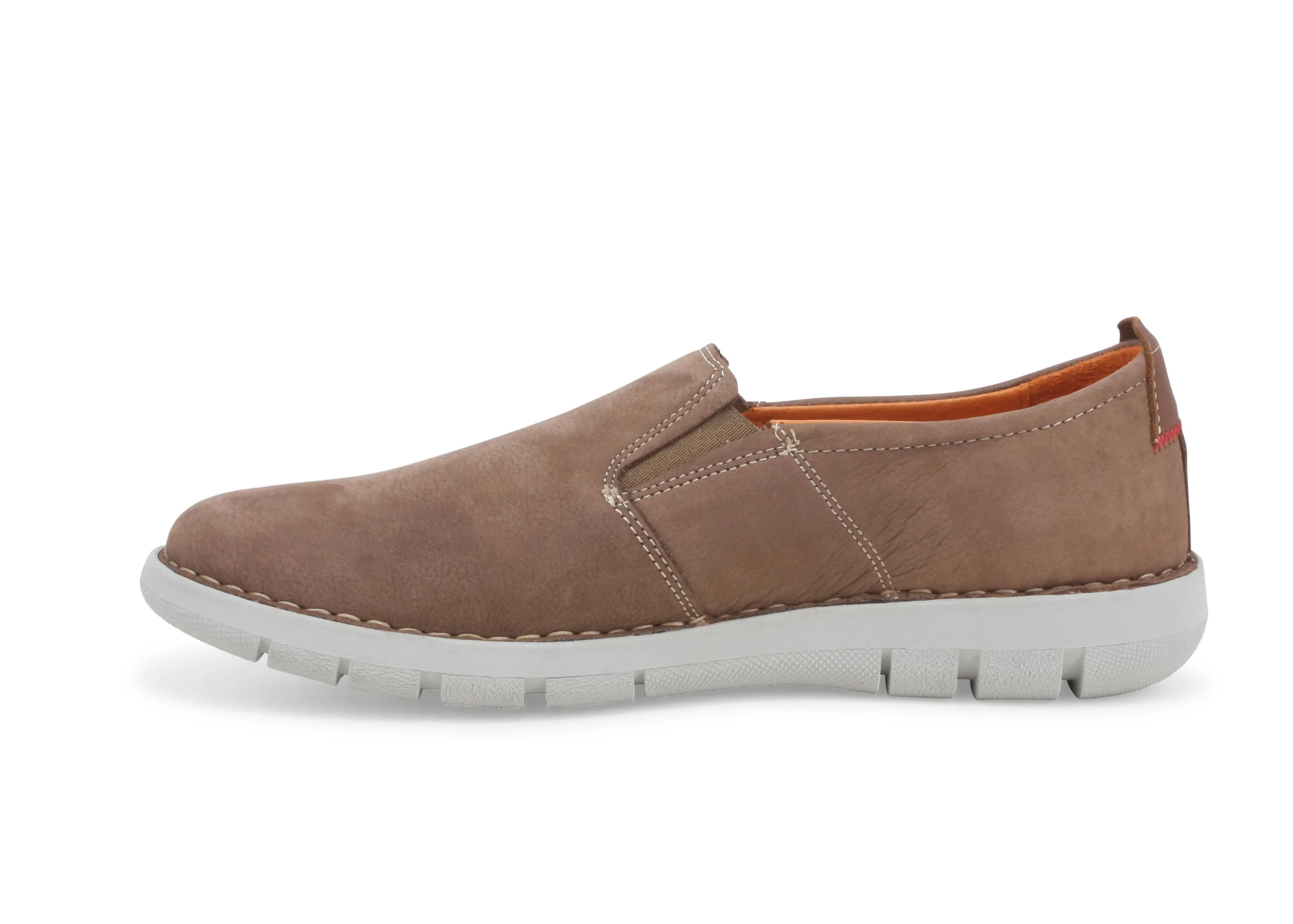 Melluso Uomo Scarpe Estive Slip-on Leggere in Pelle Nabuk - immagine 4
