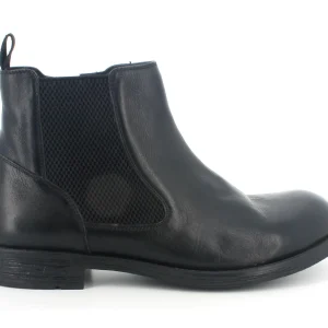 Melluso uomo stivaletti con elastico e zip in pelle