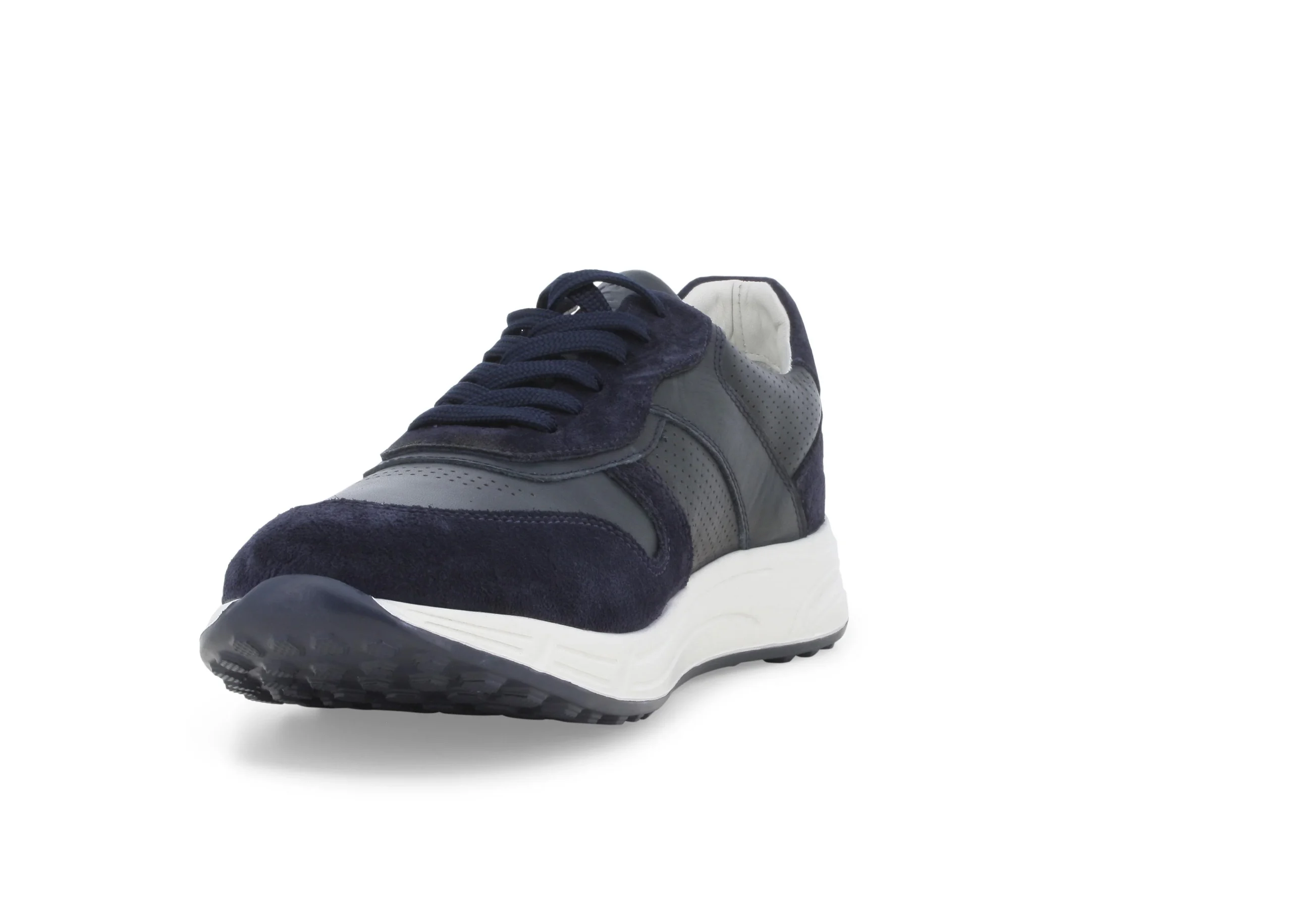 Melluso Scarpe Uomo Casual in Camoscio e Pelle Traforata - immagine 5