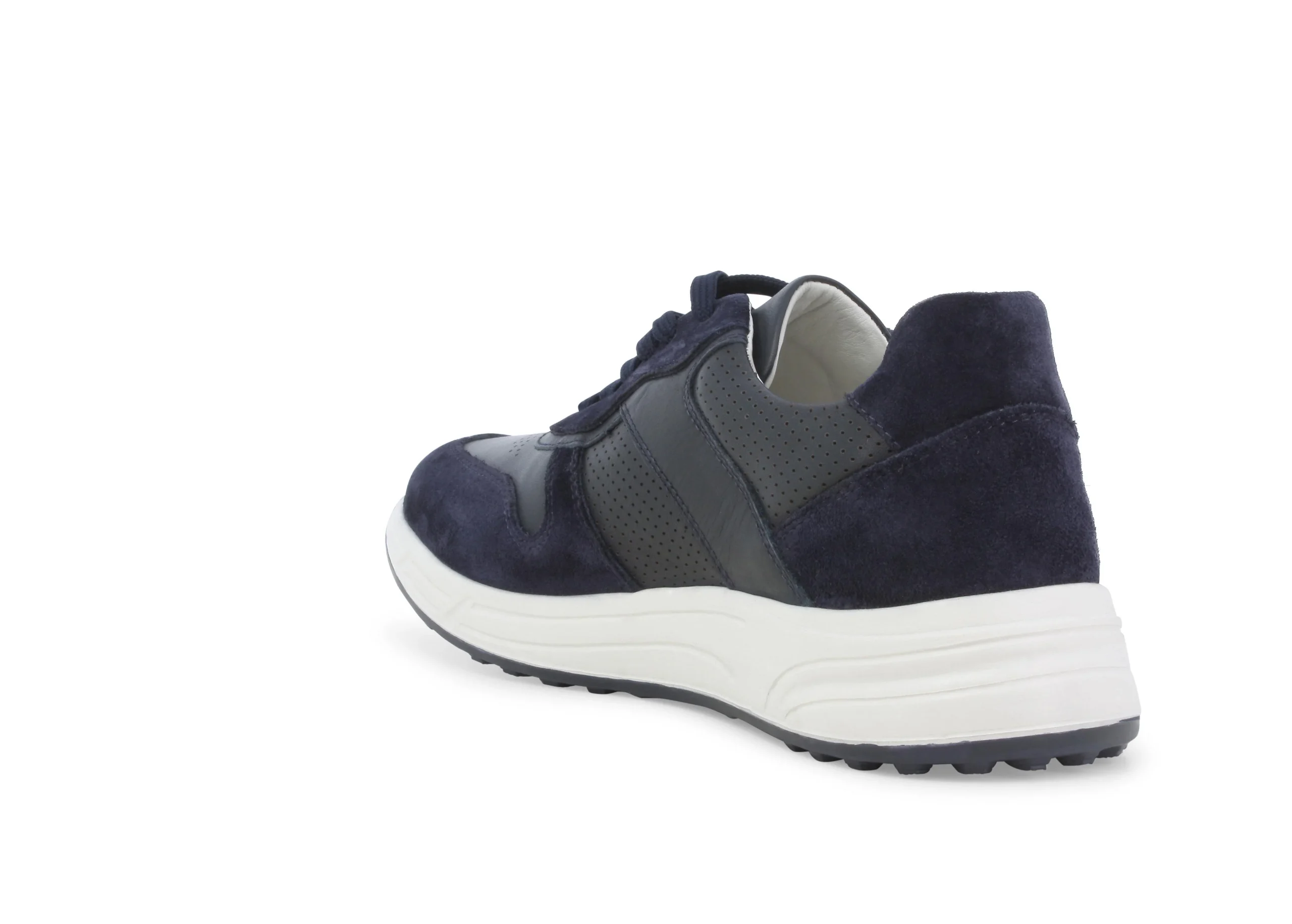 Melluso Scarpe Uomo Casual in Camoscio e Pelle Traforata - immagine 6