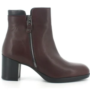 Melluso donna stivaletti in pelle bordeaux