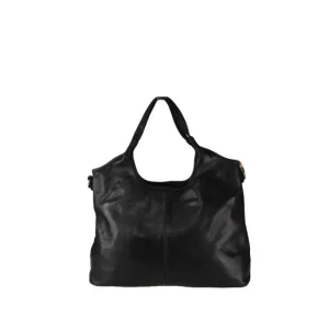 Borsa a spalla in pelle - BASJ58 nero