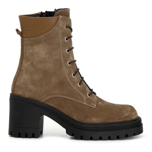 CafèNoir anfibi tacco alto tomaia camoscio