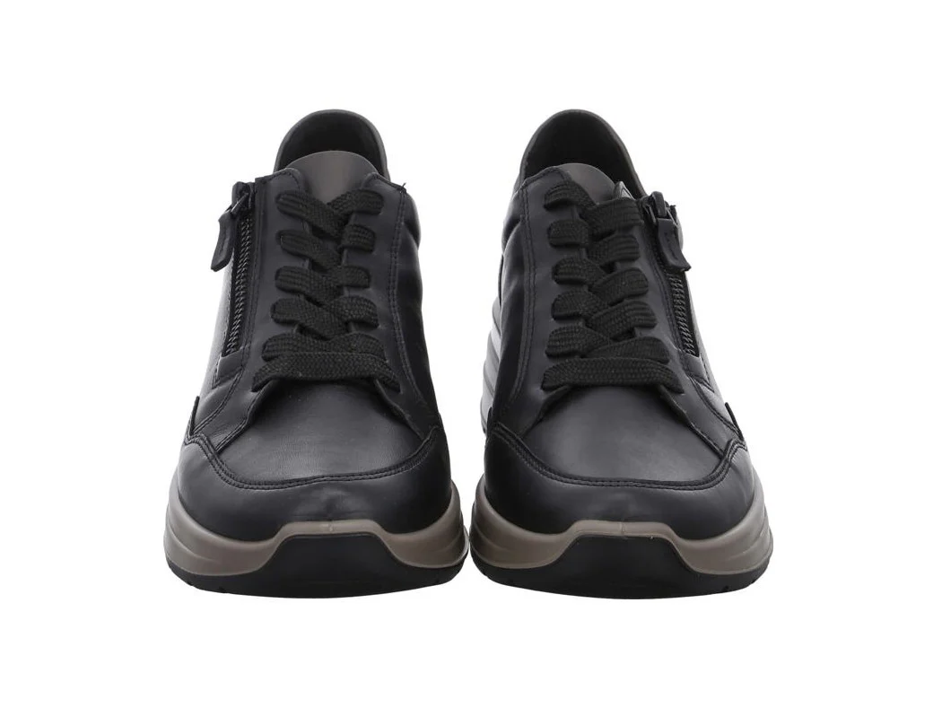 Ara Garda Scarpe Stringate con Zip Comfort Tomaia Pelle - immagine 5
