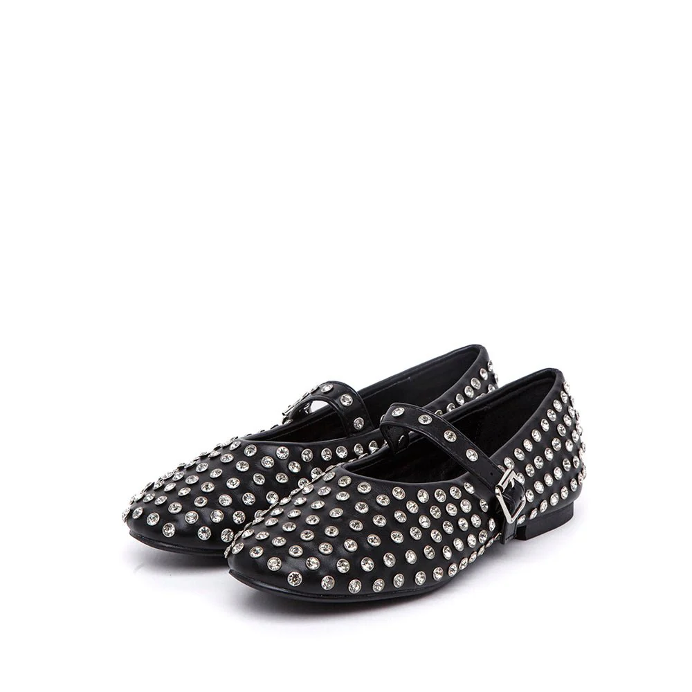 Ballerina Mary Jane con strass. - immagine 4