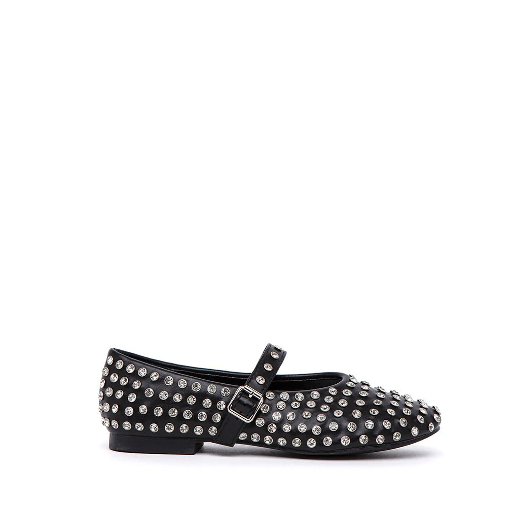 Ballerina Mary Jane con strass. - immagine 2