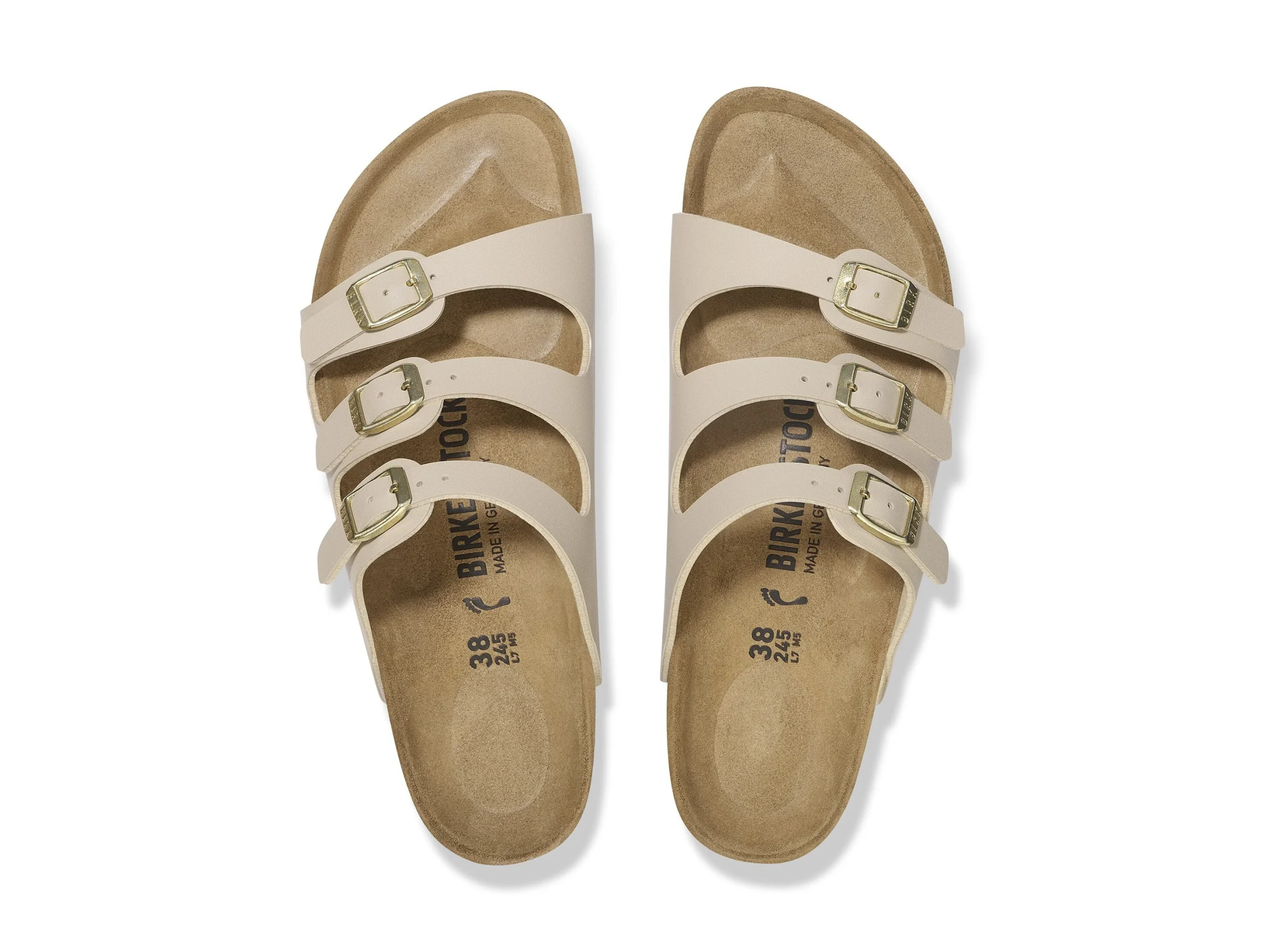 Birkenstock Florida Birkoflor Tre Cinturini Sandcastle - immagine 6