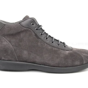 Frau uomo polacchini suede lab grigio