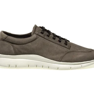 Frau uomo scarpe basse stringate in nabuk