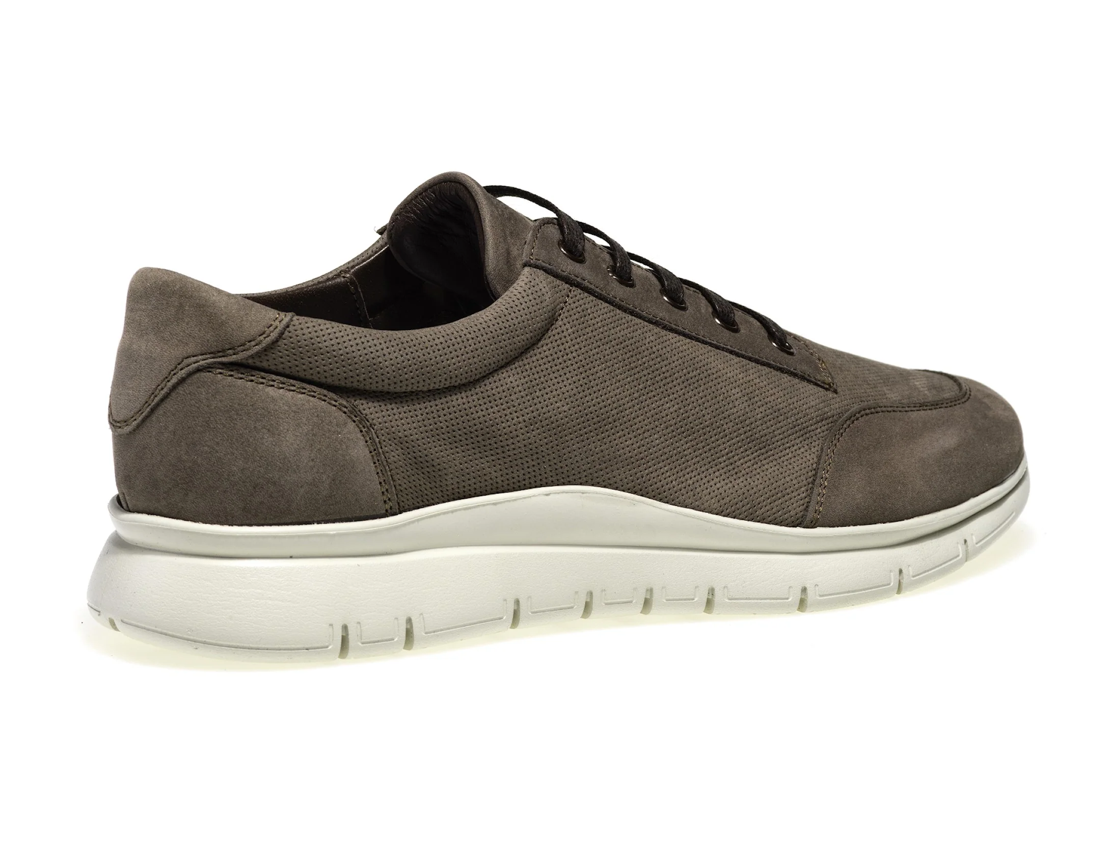 Frau uomo scarpe basse stringate in nabuk - immagine 5