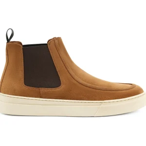 Frau Uomo Stivaletti Chelsea Boots Tomaia Pelle Scamosciata