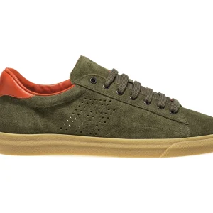Frau uomo sneakers stringate in camoscio