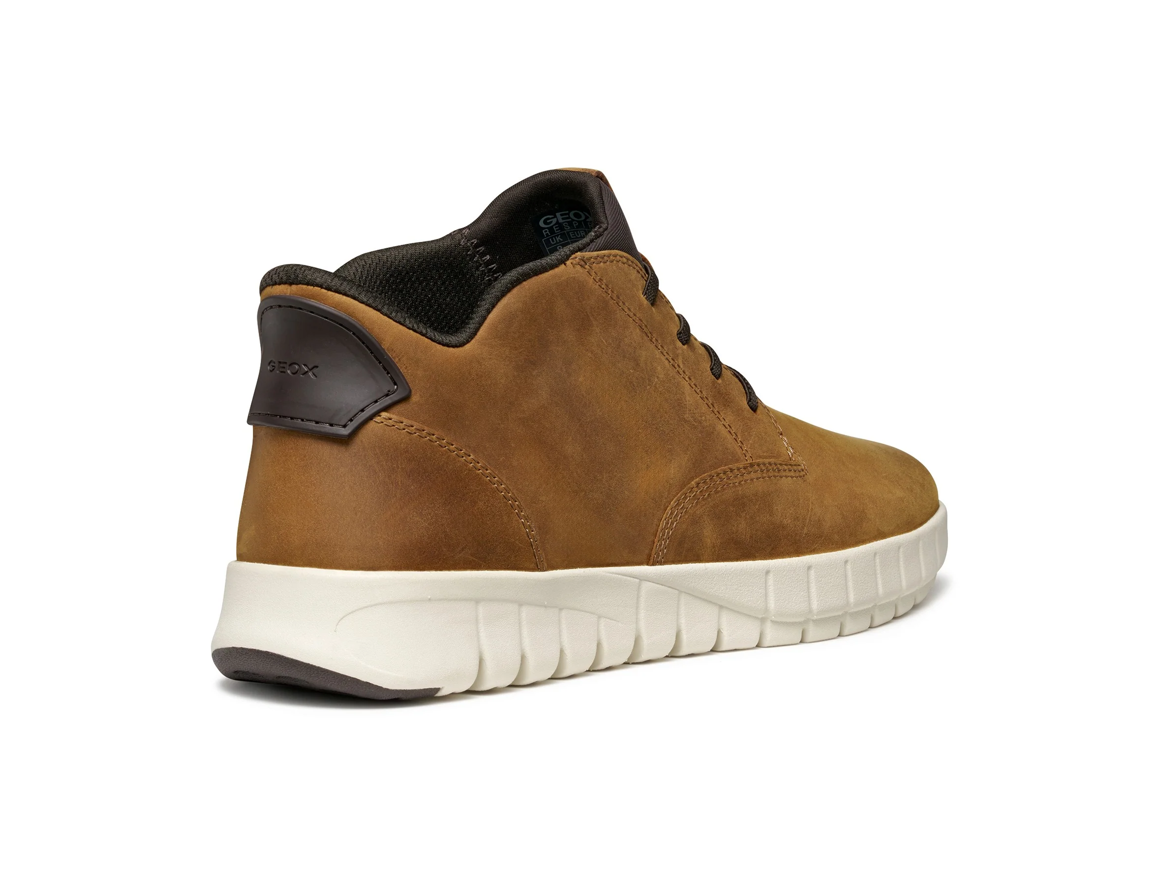 Geox Polacchino Uomo Flextride Plus Fast In Pelle Marrone - immagine 6